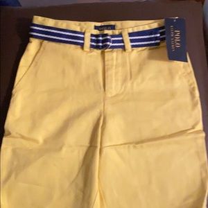 Polo Ralph Lauren Yellow Shorts